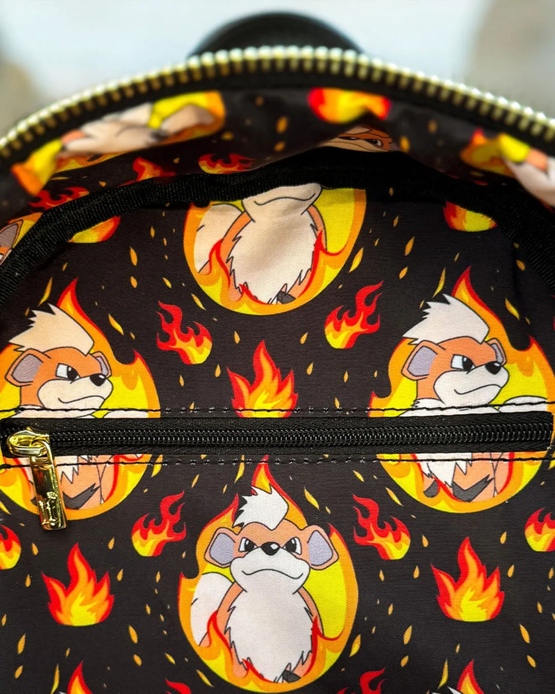 707 Street Exclusive - Loungefly Pokemon Growlithe Cosplay Mini Backpack