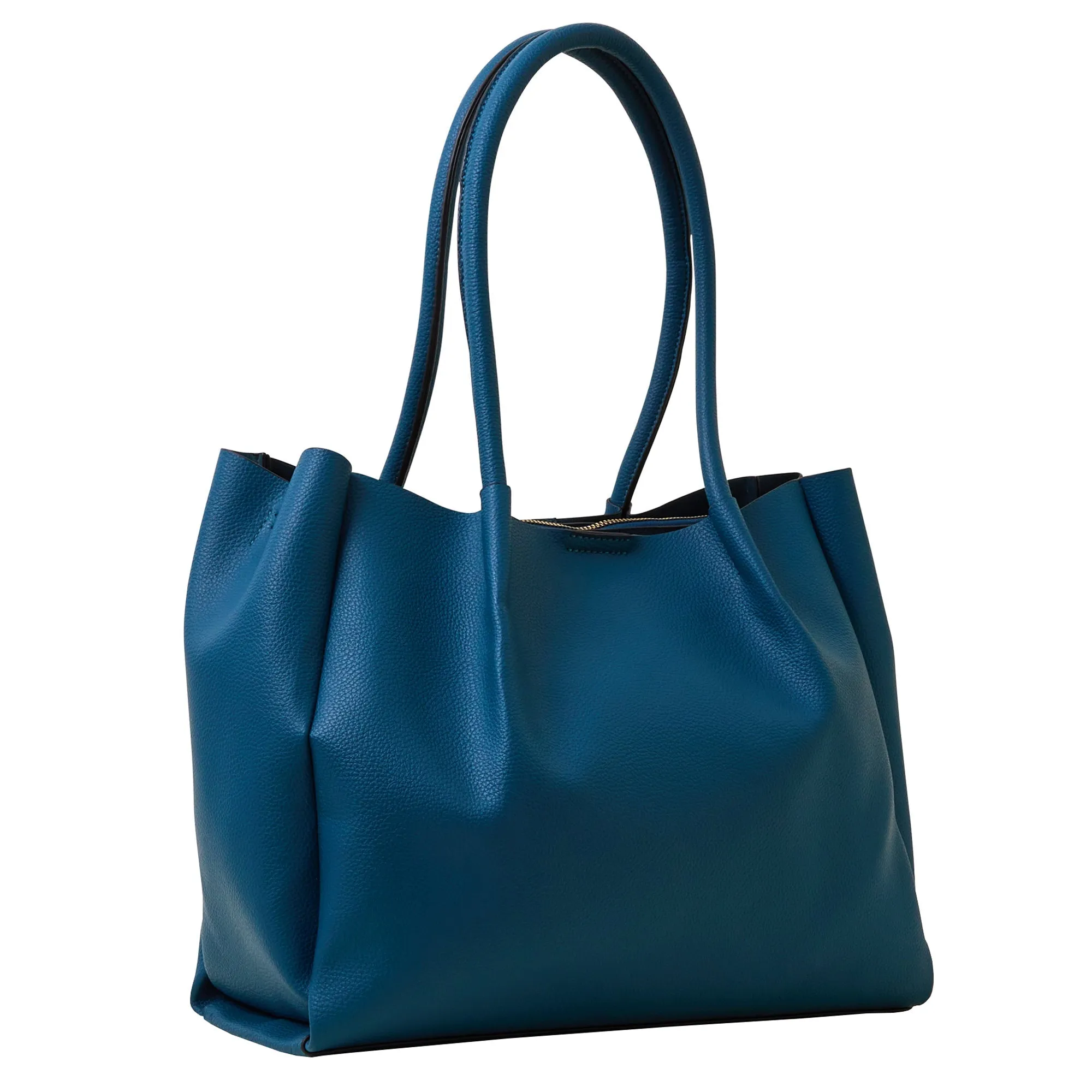 Accessorize London Women's Blue Soft Shoulder Bag