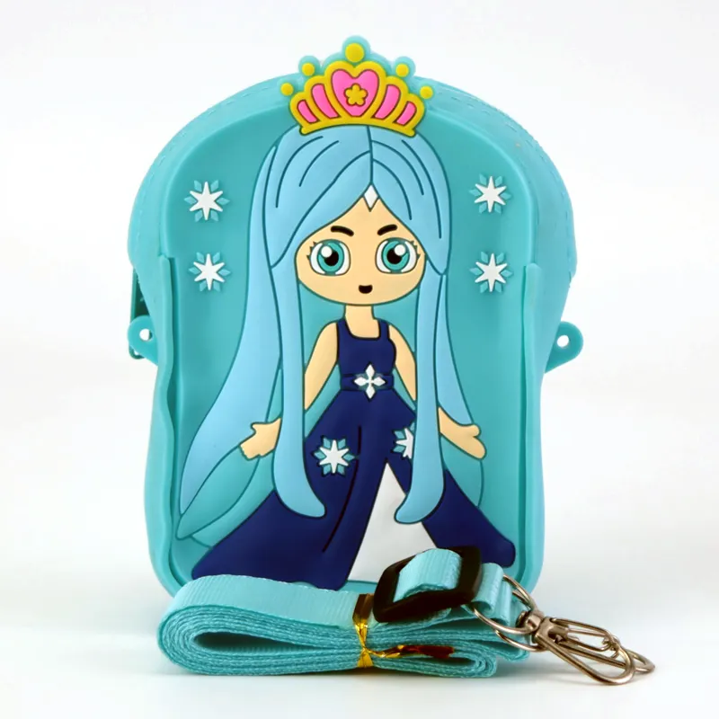 Adorable! Kid's Silicone Princess Doll Crossbody Purse  - Clearance SALE!