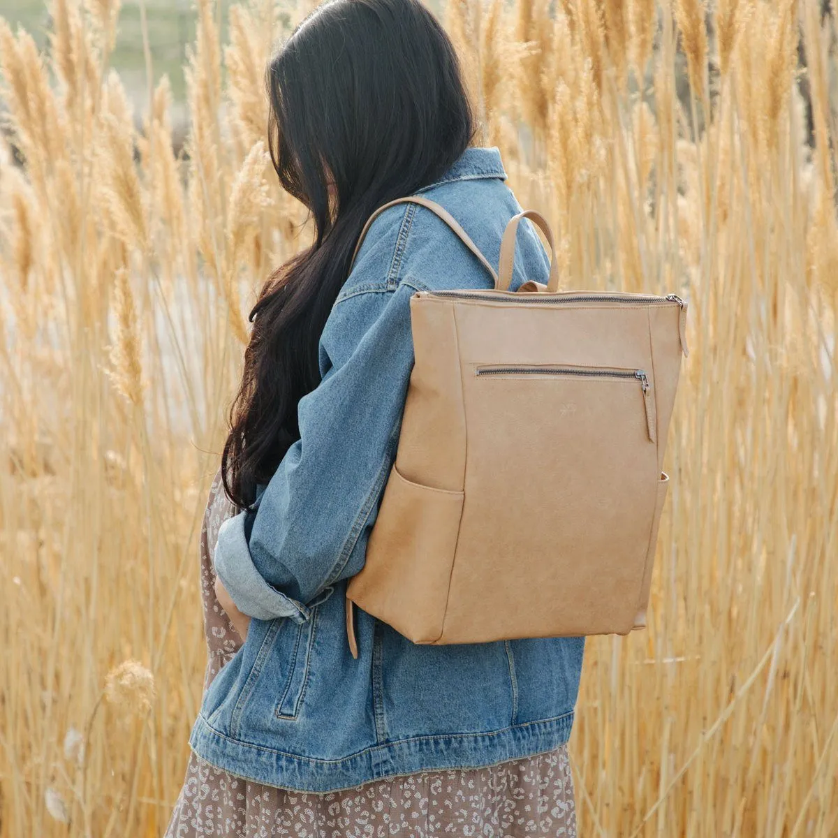 Almond Minimal Backpack