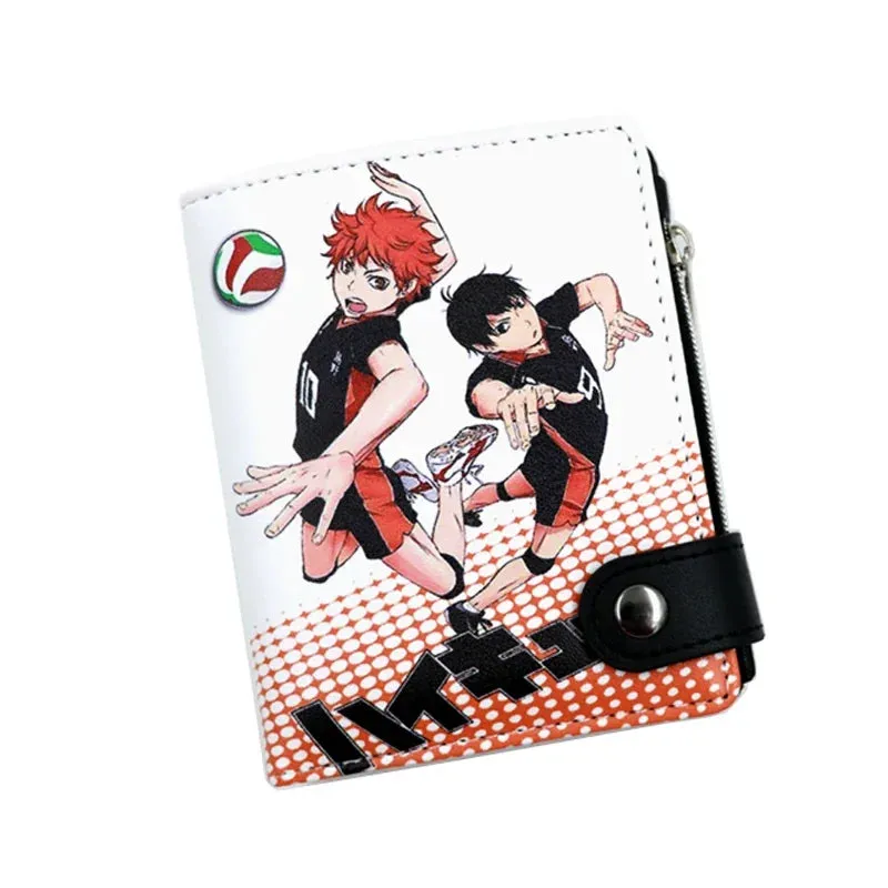 Anime Sword Art Online SAO Kirito Mens PU Short Wallet Asuna Card Holders with Coin Pocket