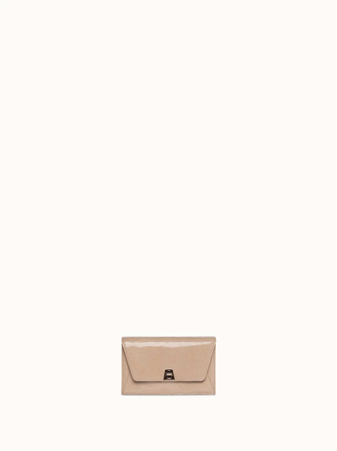 Anouk Envelope Bag With Shiny Lizard Finish