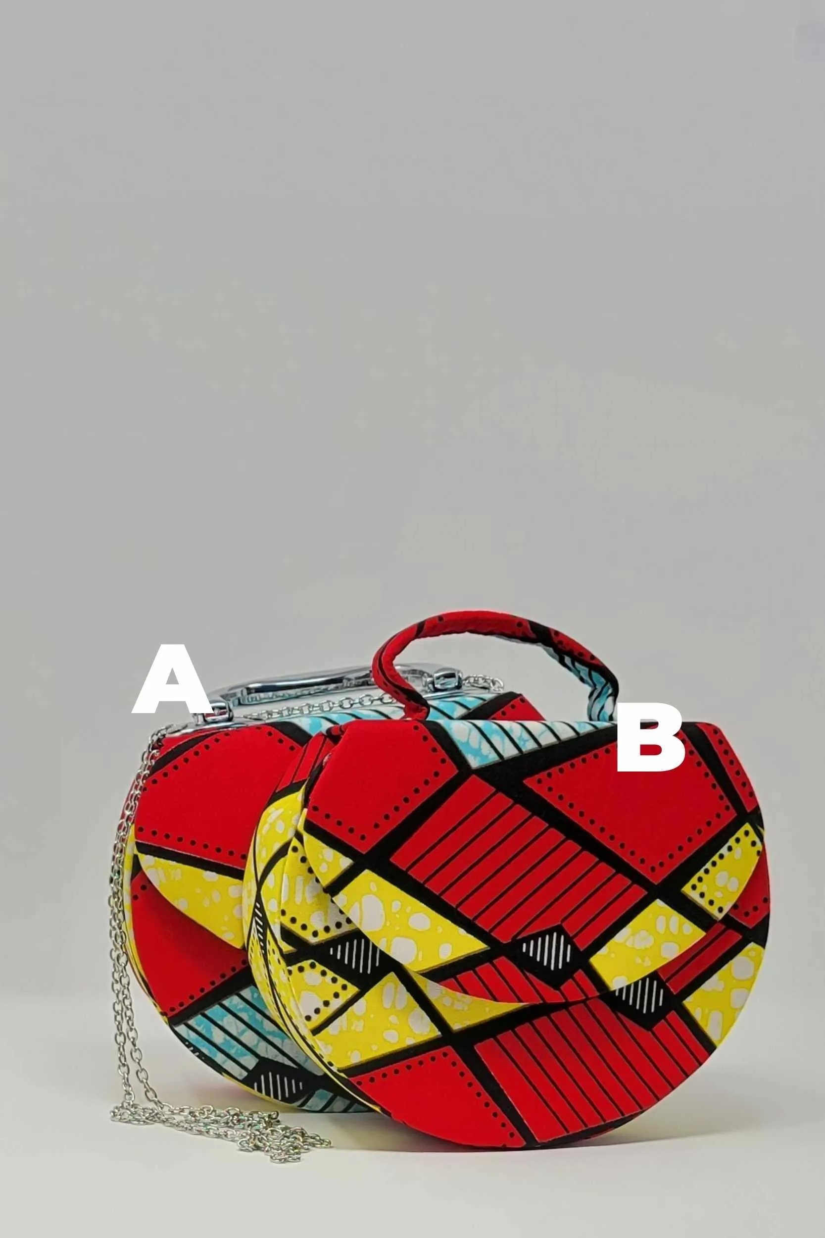 ANSSA-RONDE African print Mini bag