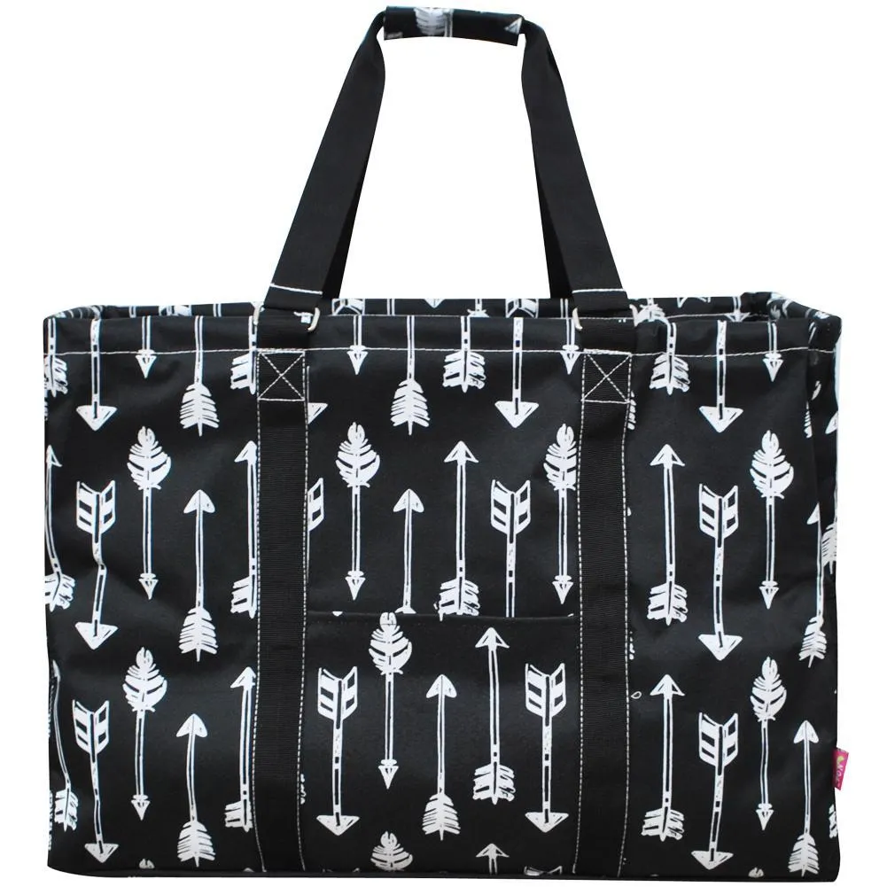 Arrow Black NGIL Mega Shopping Utility Tote Bag