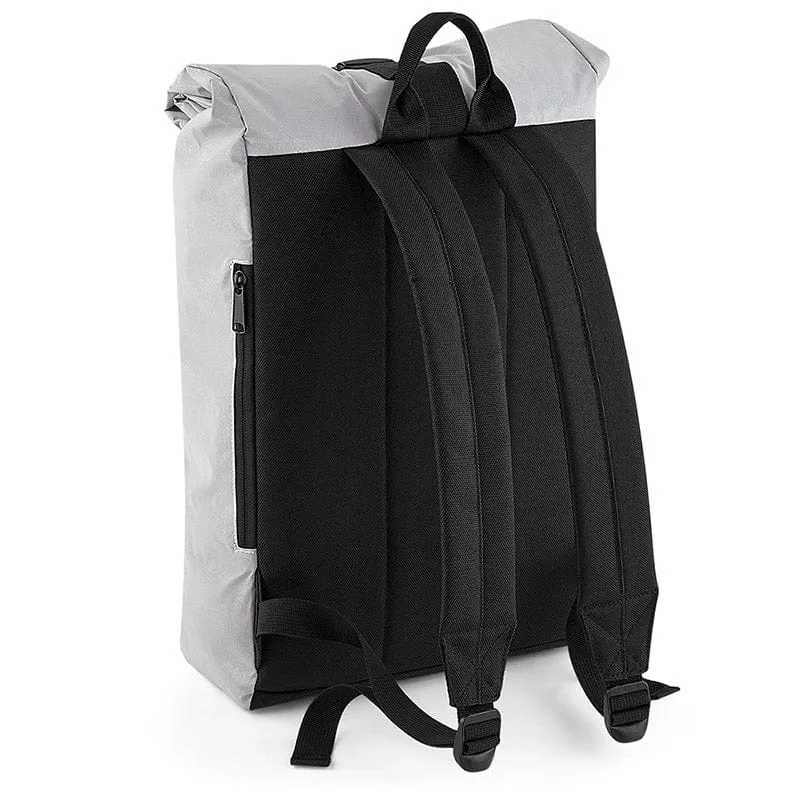 BagBase BG138 Reflective Roll-Top Backpack