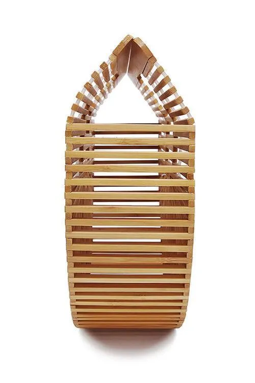 Bamboo Wood Handbag