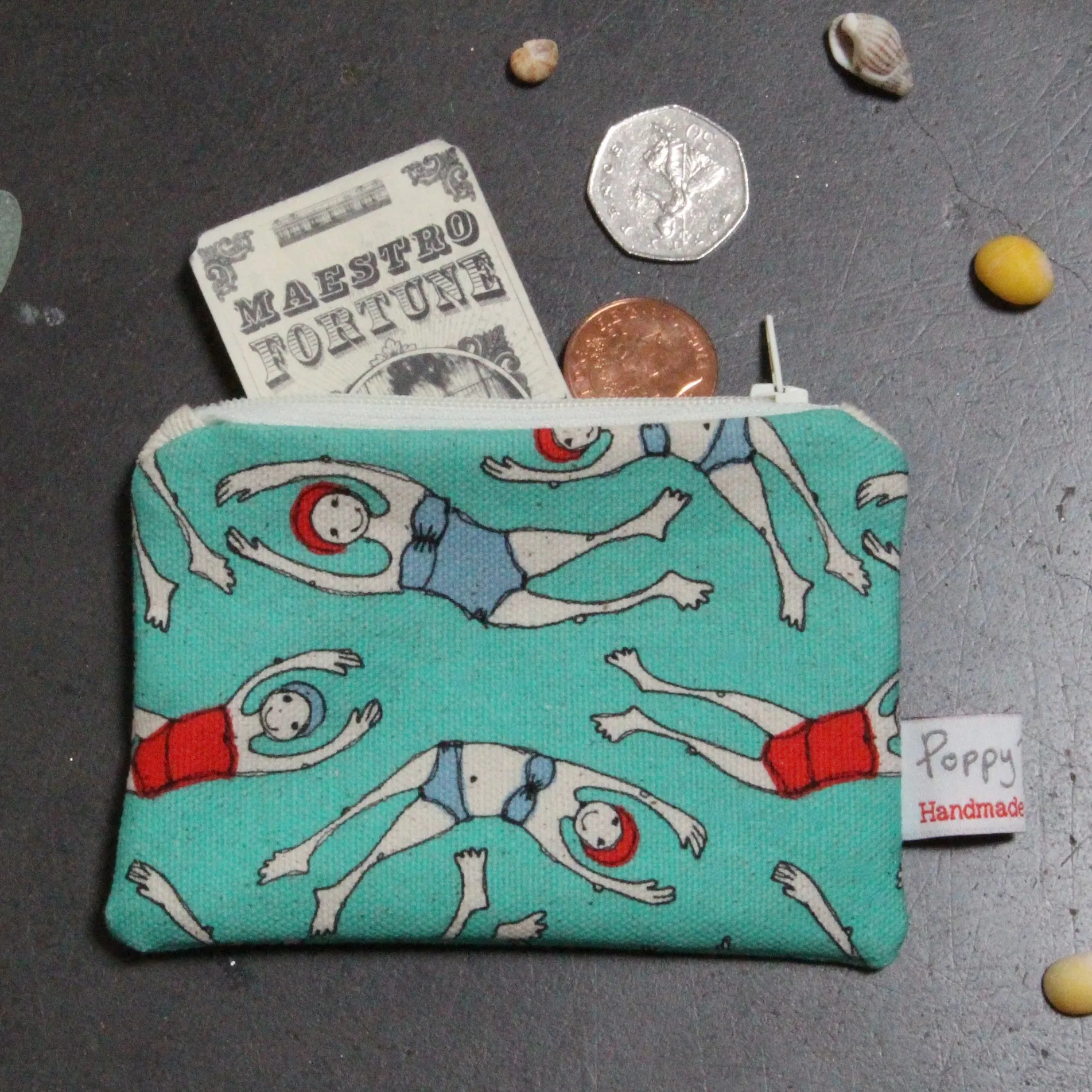 bathers small coin purse