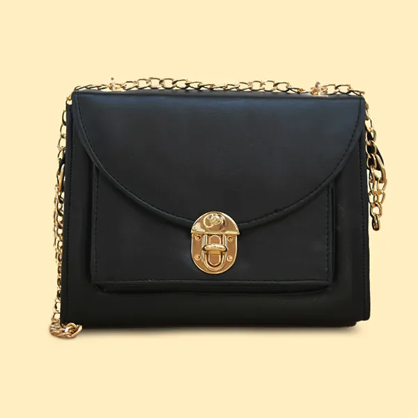 Black Shoulder Bag for Girls