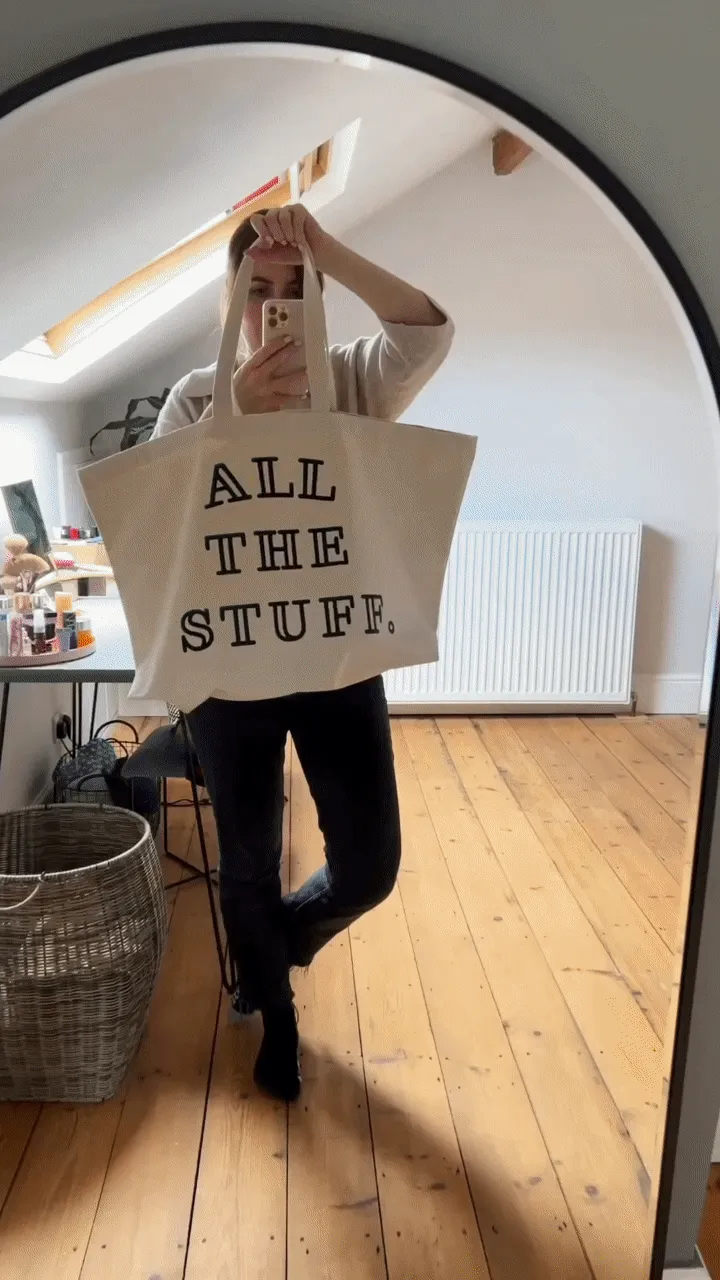 Books. All The Books. - Super Huge Canvas Tote Bag