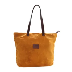 British Bag Co. Mustard Canvas Tote Bag