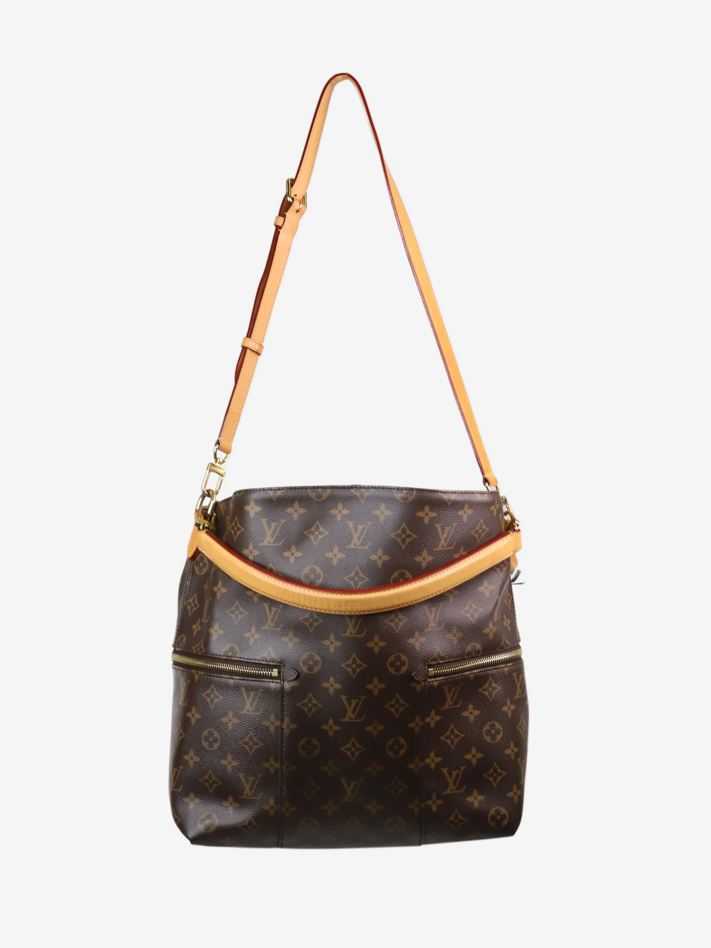 Brown 2016 Monogram Melie shoulder bag