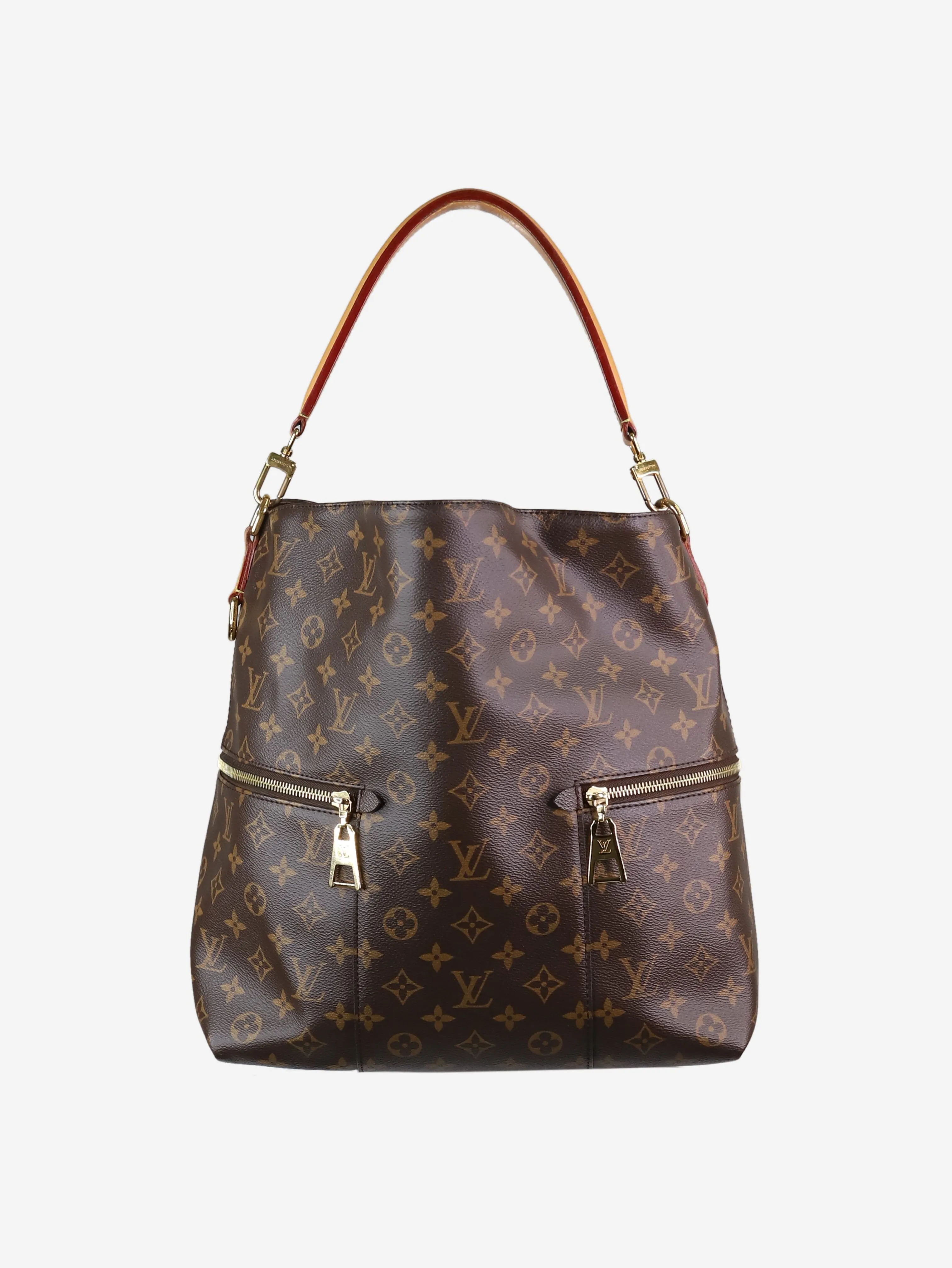 Brown 2016 Monogram Melie shoulder bag