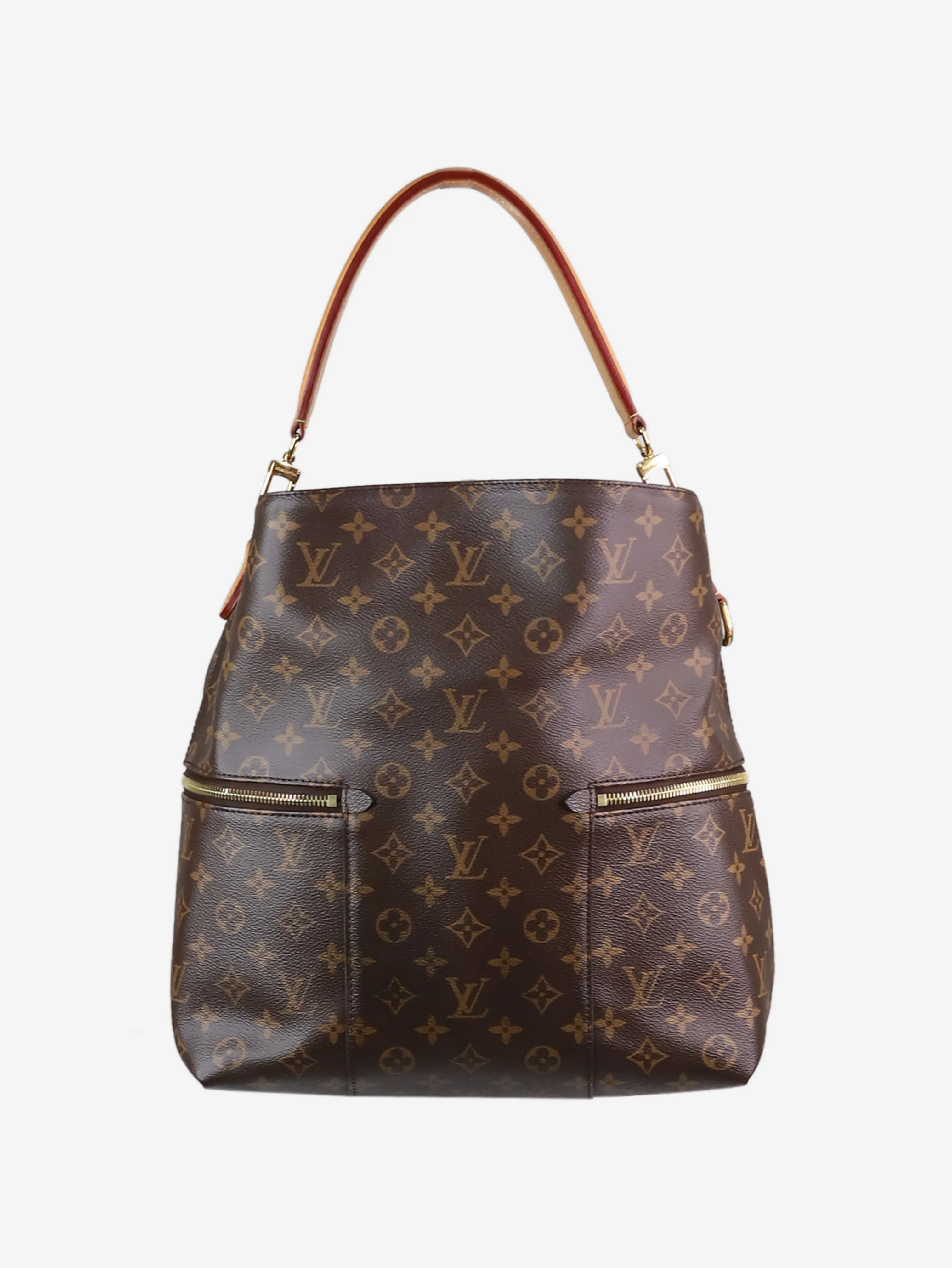 Brown 2016 Monogram Melie shoulder bag