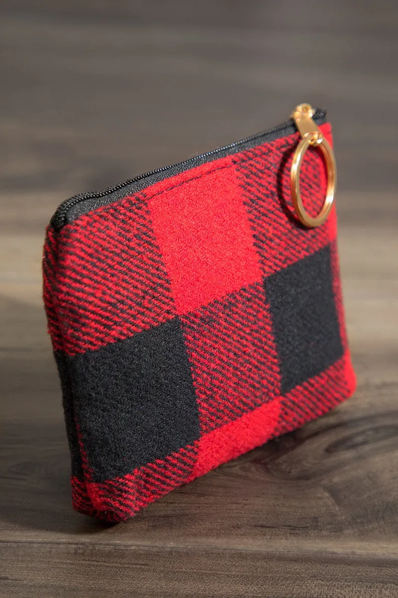 Buffalo Check Coin Purse