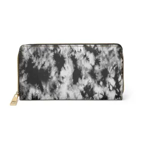 Bynelo Cloudy Grey Tie Dye Zipper Wallet