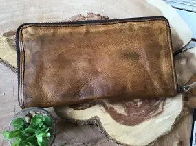 Caramel Zip Around Wallet