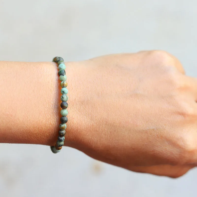 Change Matte African Turquoise Bracelet