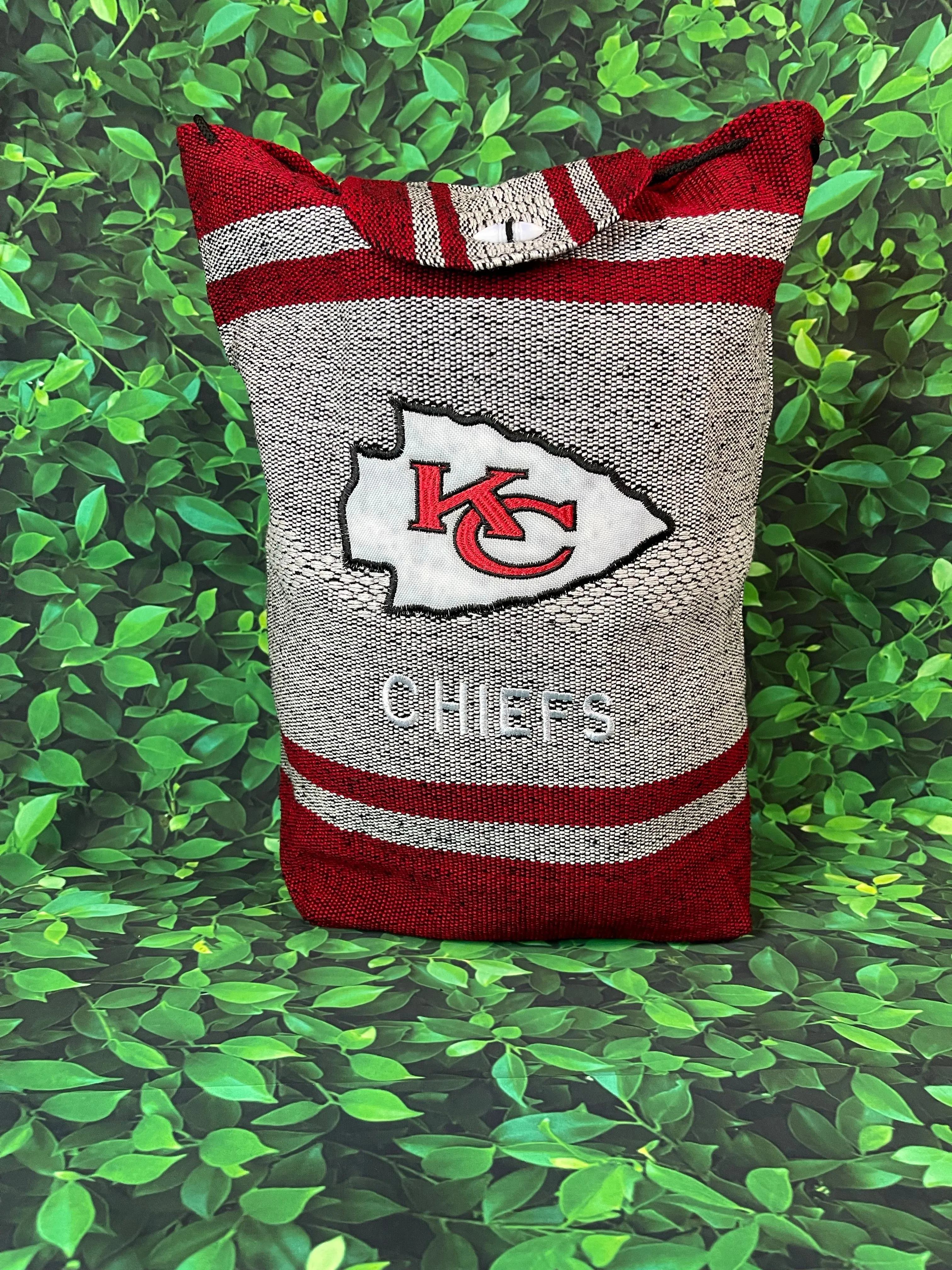 Chiefs Embroidered Drawstring Backpack