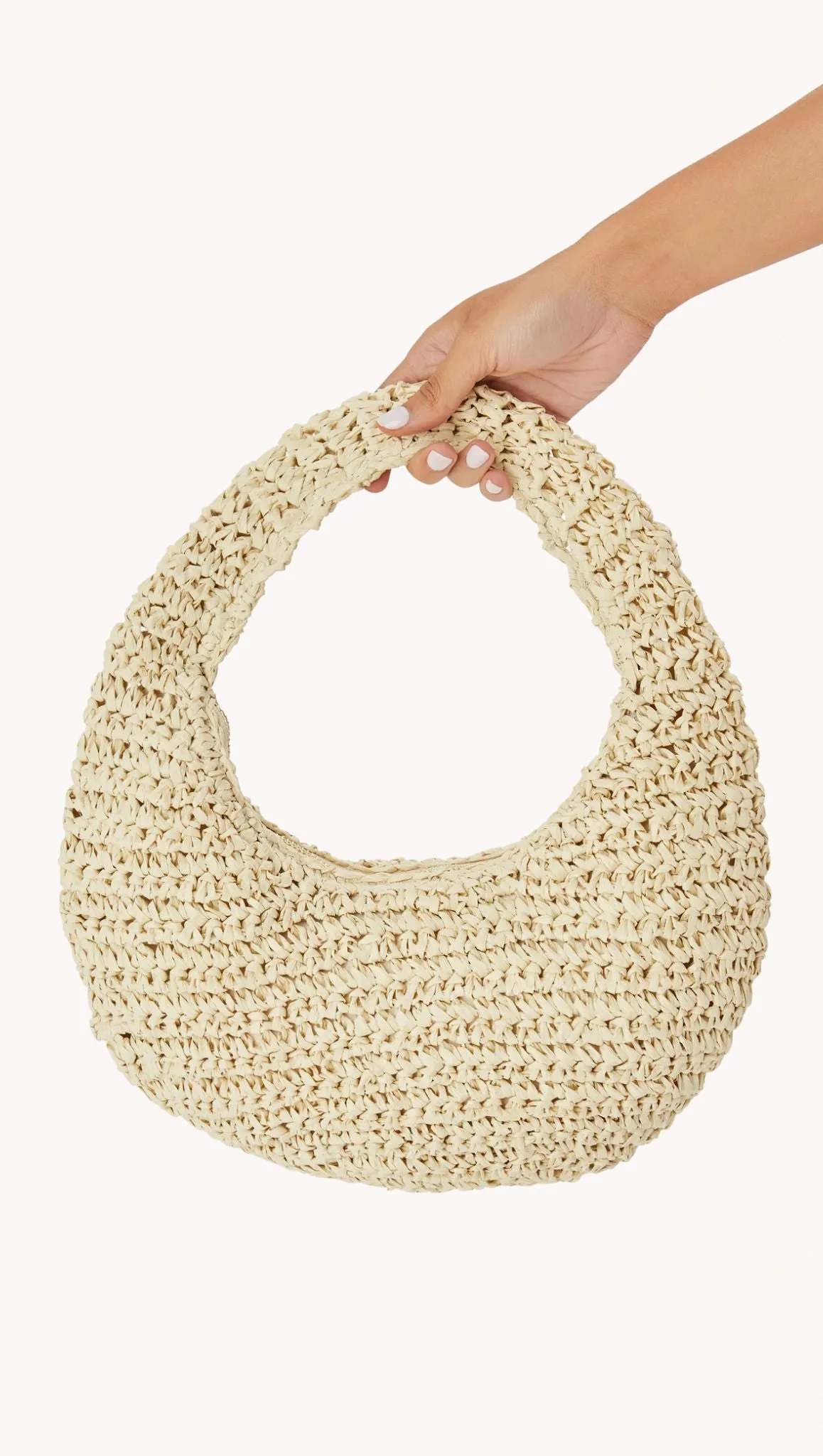 Clementine Handle Bag - Raffia