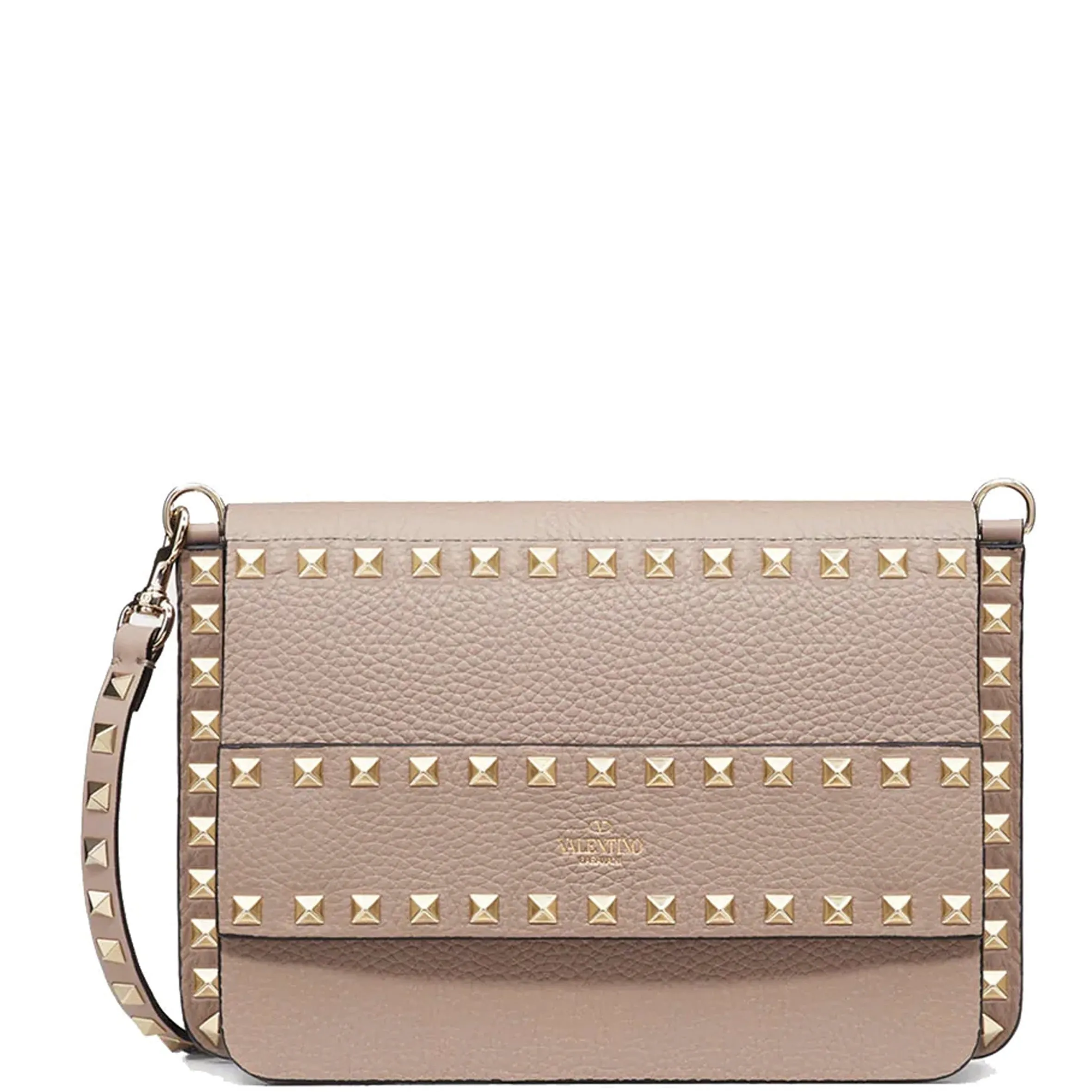 Clutch C/B Handbag Grained, Poudre