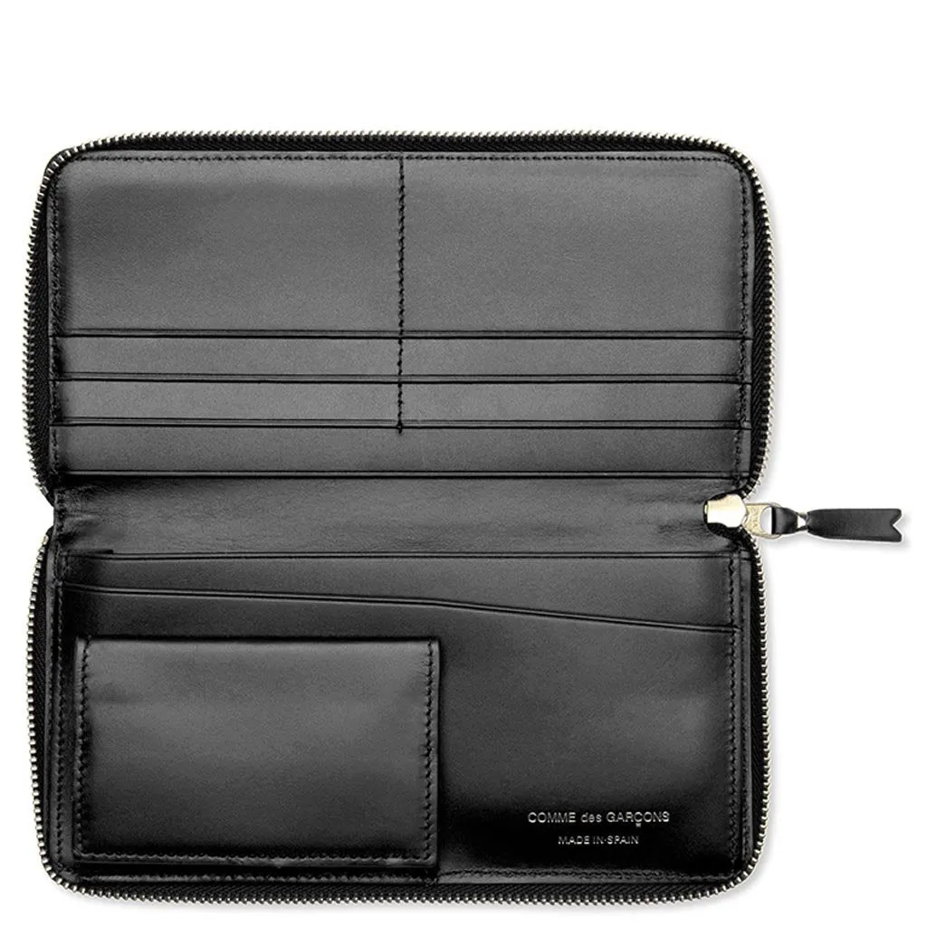 Comme des Garcons SA0110 Huge Logo Leather Wallet - Black