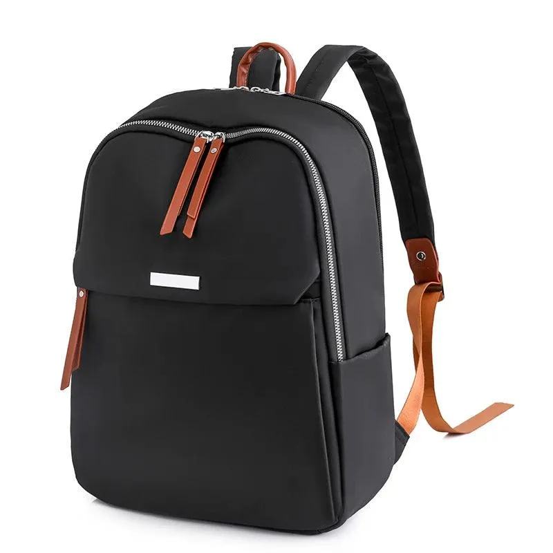 Cool Backpack - Nylon Laptop Fashion Shoulder Solid Book Bag (QD143)