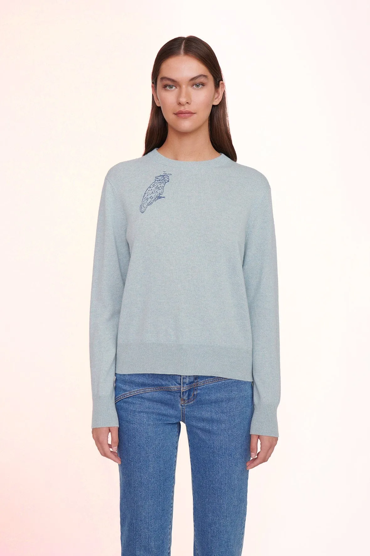 CUSTOM STAUD x C.BONZ CASHMERE SWEATER | LIGHT BLUE