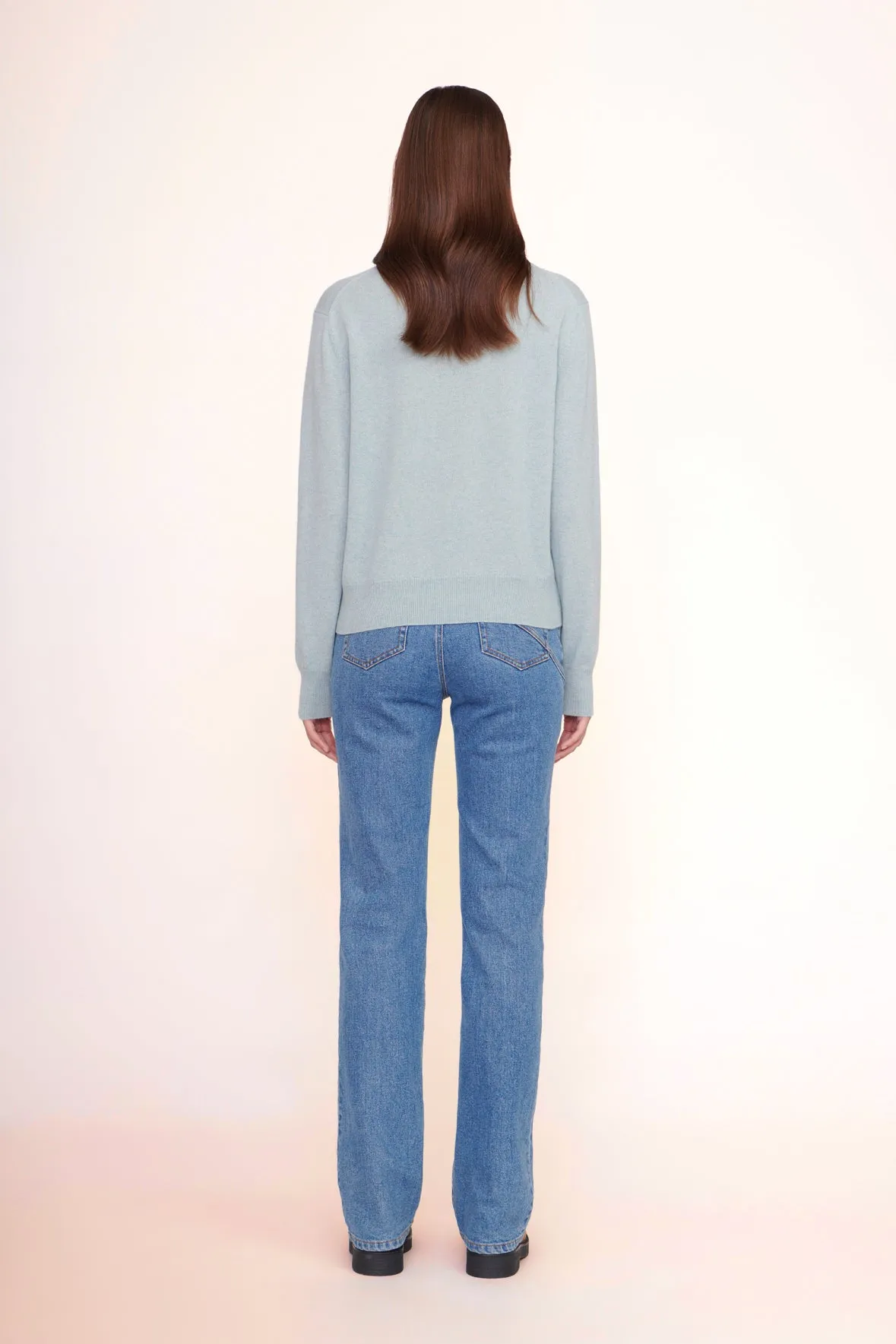 CUSTOM STAUD x C.BONZ CASHMERE SWEATER | LIGHT BLUE