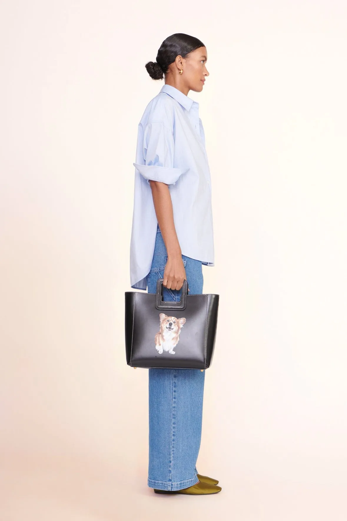 CUSTOM STAUD x C.BONZ CLASSIC OVERSIZED SHIRT | OXFORD BLUE