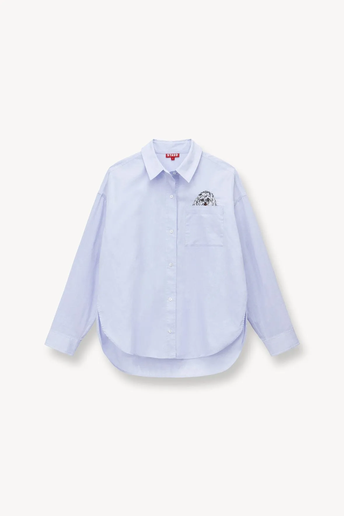 CUSTOM STAUD x C.BONZ CLASSIC OVERSIZED SHIRT | OXFORD BLUE