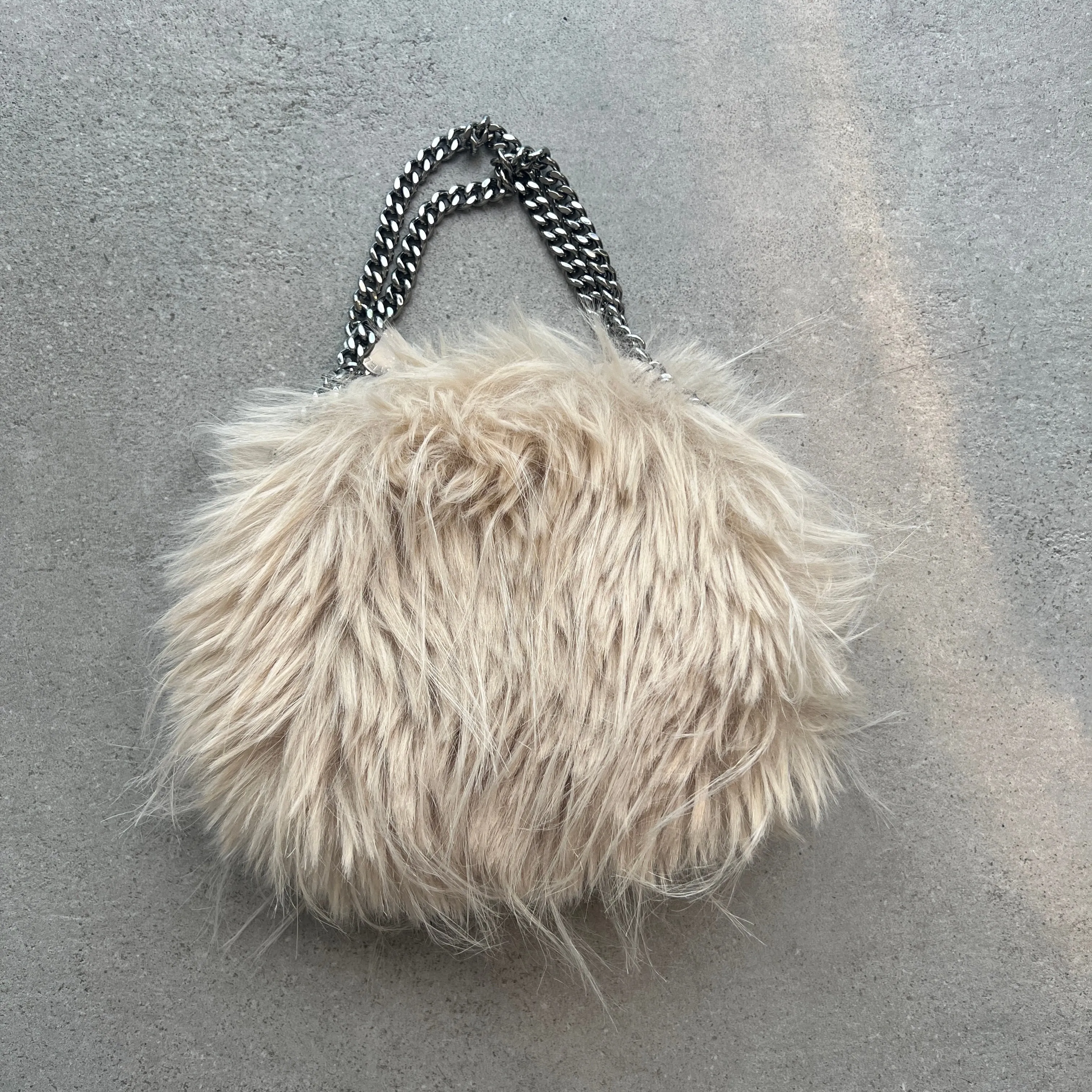 Falabella Mini Evening Shaggy Goat, Birch