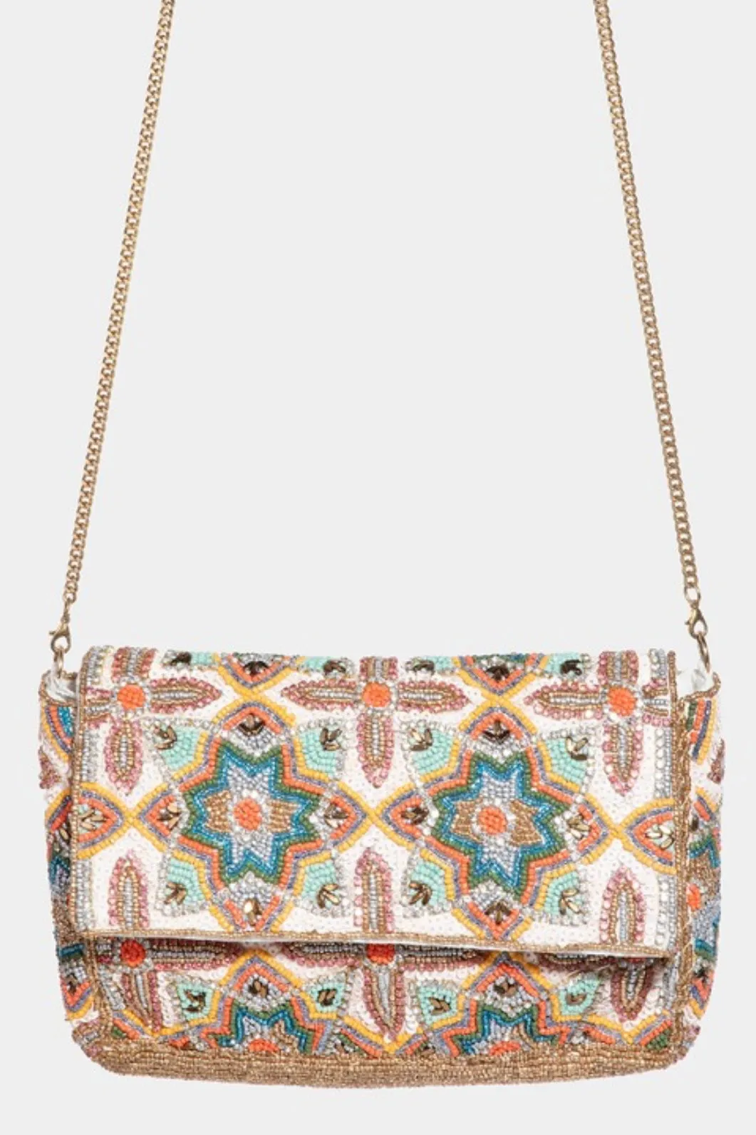 FAYE MULTI BEADED BAG