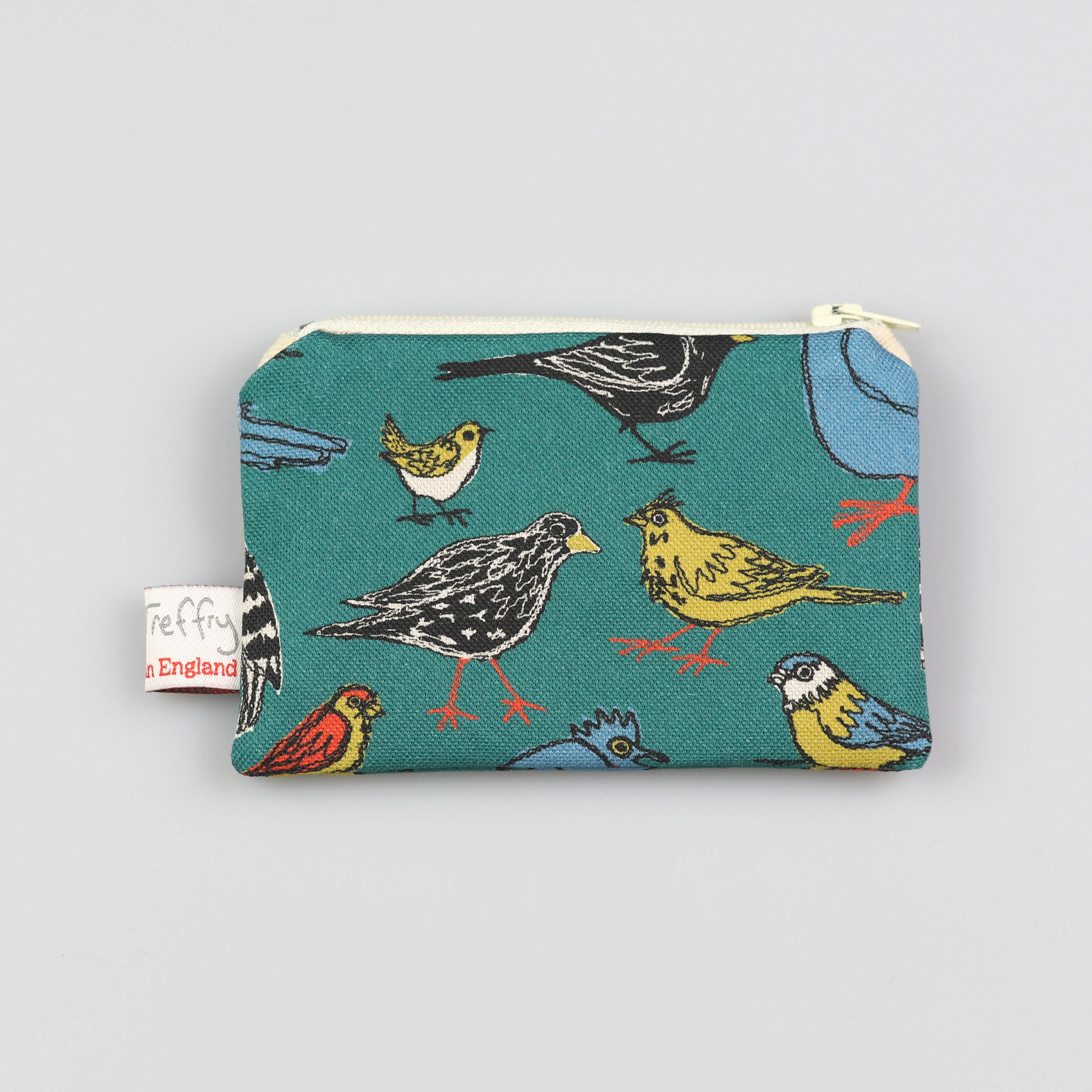 garden birds small coin purse