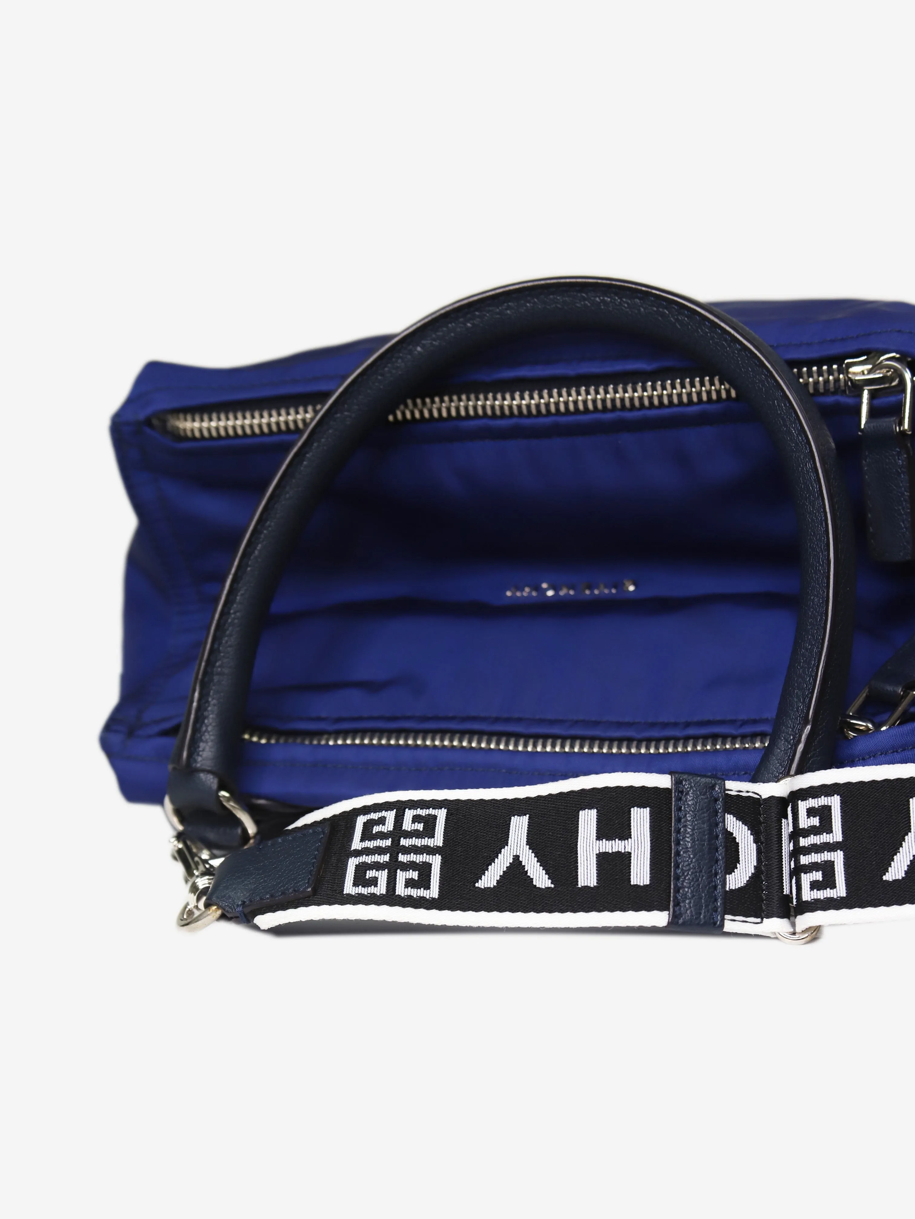 Givenchy Blue nylon Pandora bag