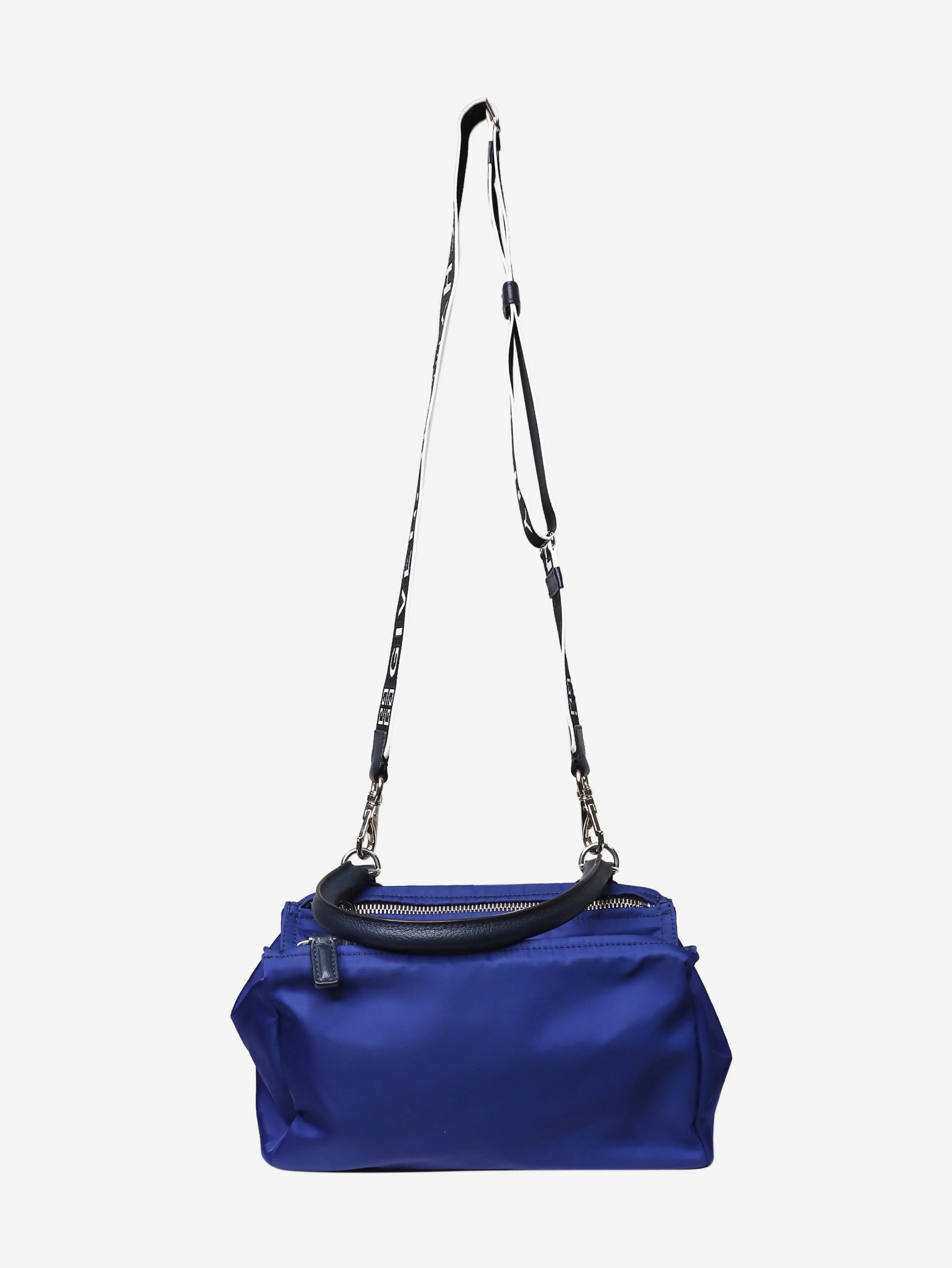 Givenchy Blue nylon Pandora bag