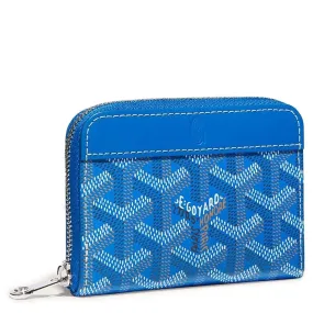 Goyard Matignon Sky Blue Mini Wallet