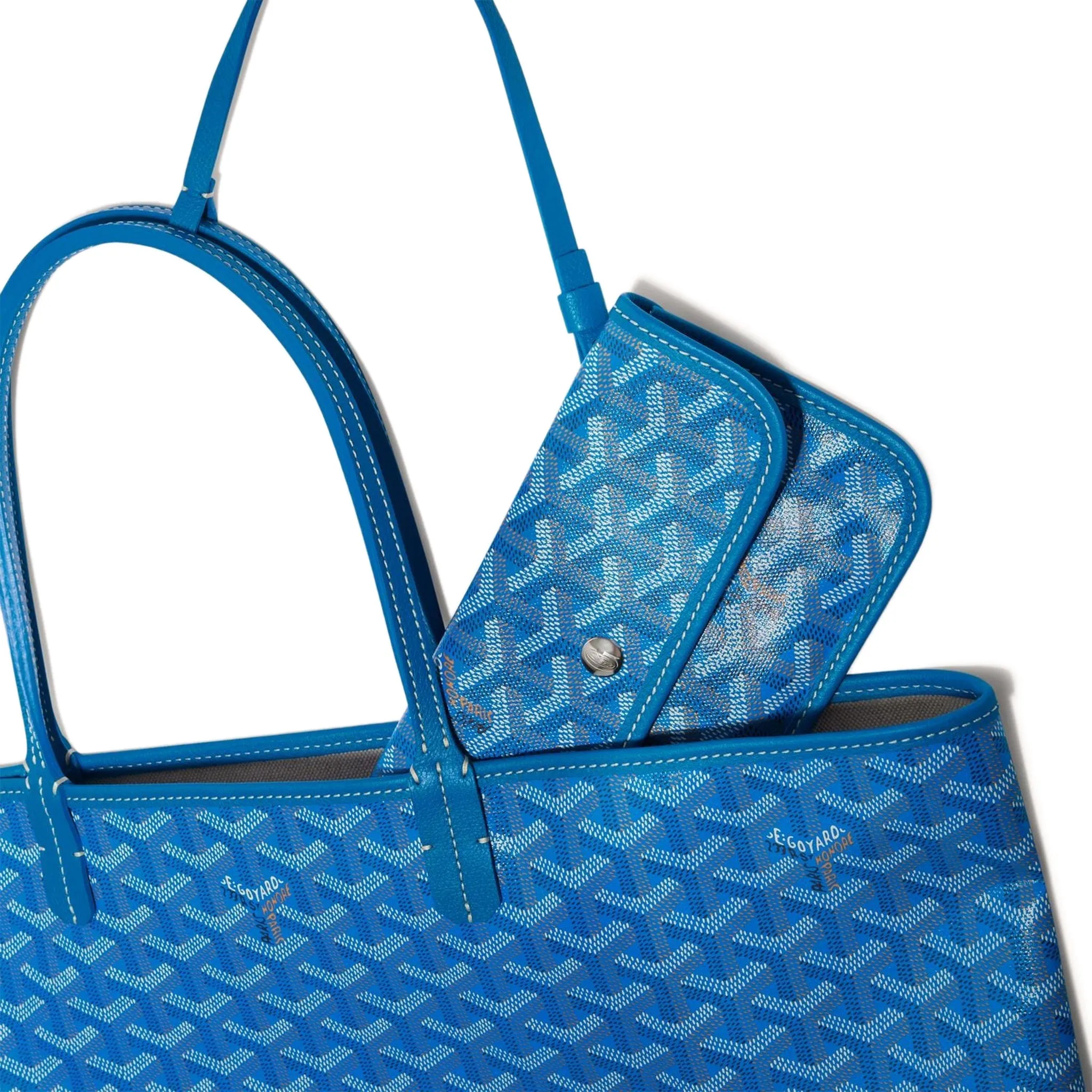 Goyard Saint Louis PM Tote Bag Sky Blue