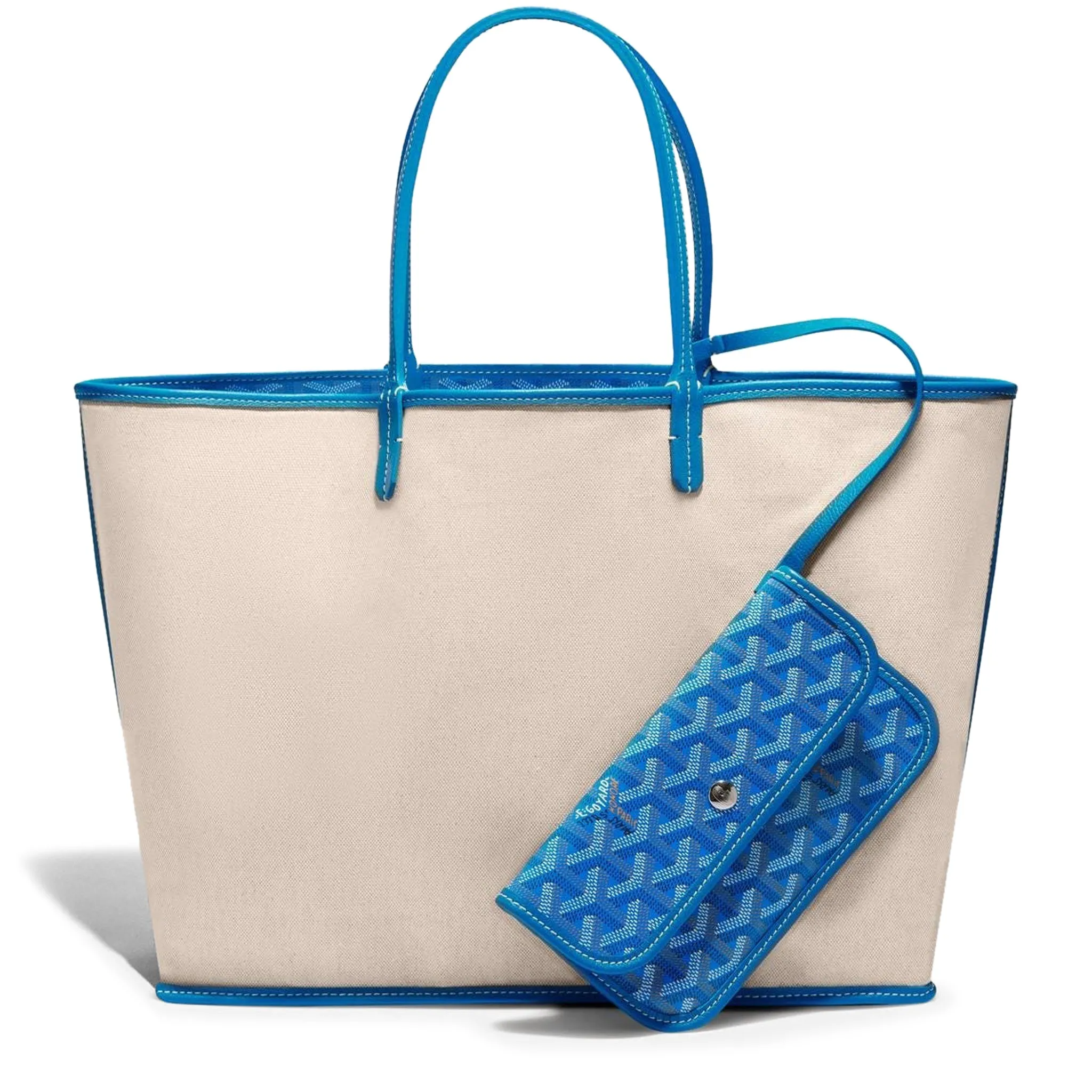 Goyard Saint Louis PM Tote Bag Sky Blue