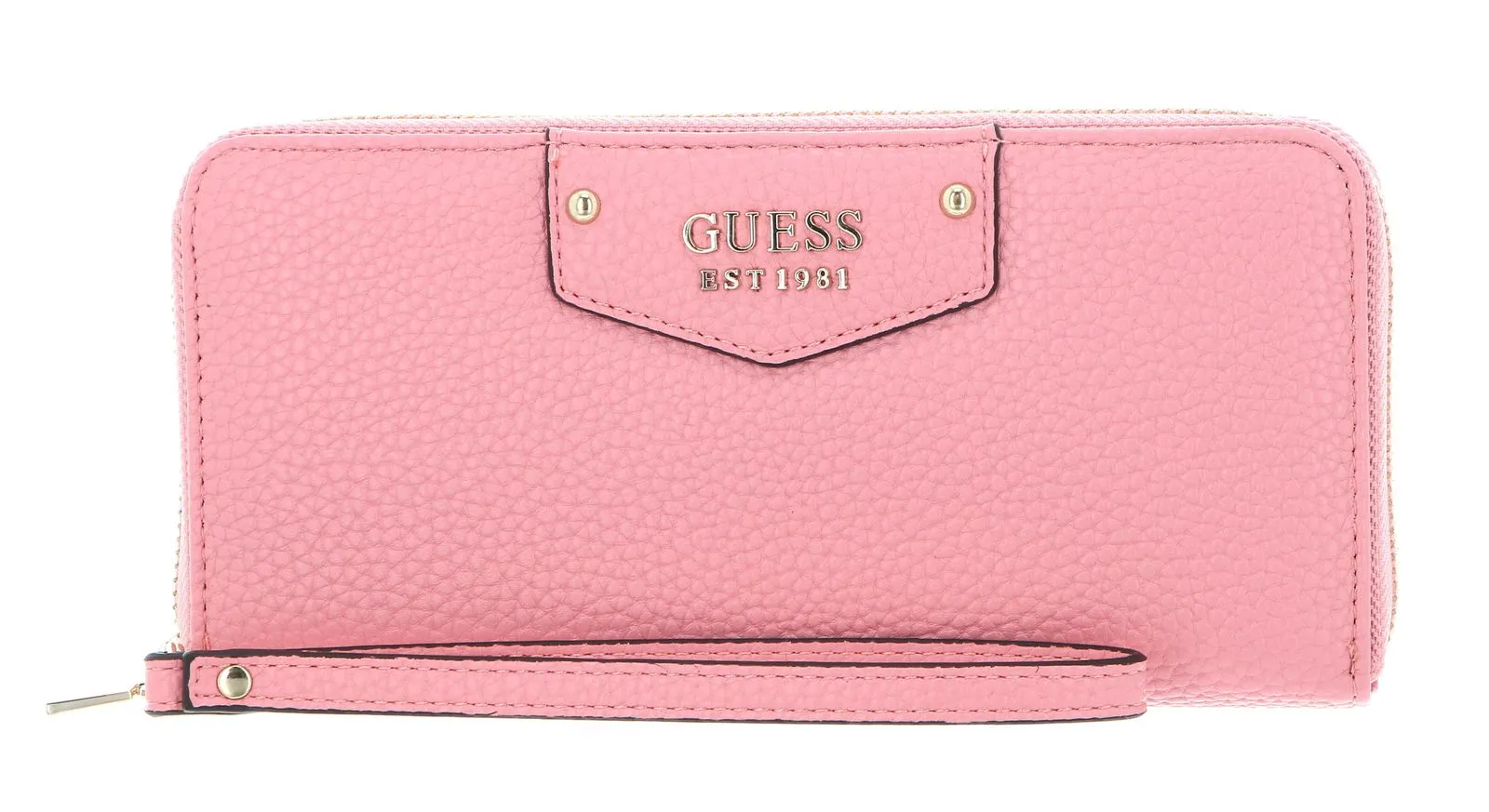 GUESS ECO BRENTON LARGE ZIP AROUND WALLET   COLOURS