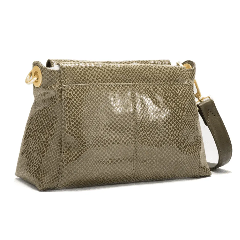 Hammitt Bryant Medium Crossbody - Shoulder Handbag in Bistro Green Snake