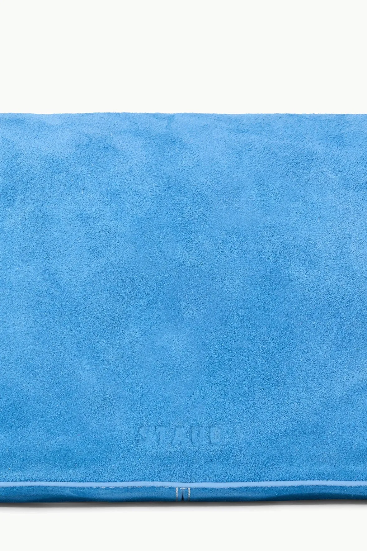 HARLOW BAG | STAUD BLUE SUEDE