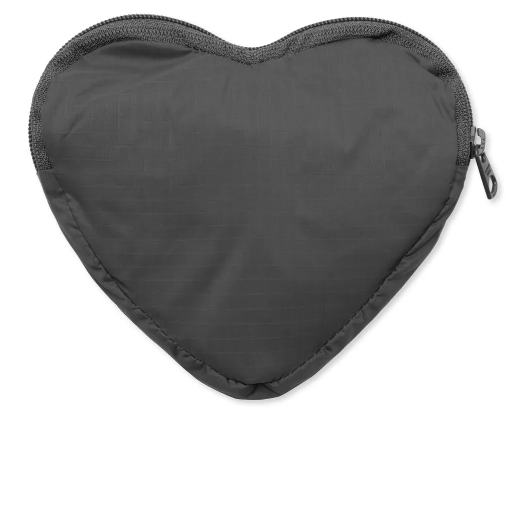 Heart Shopper Bag - Grey