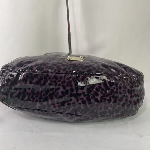 Jimmy ChooPurple Animal Print Patent Bag