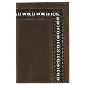 JUSTIN Low Profile Rodeo Wallet Aztec Trim