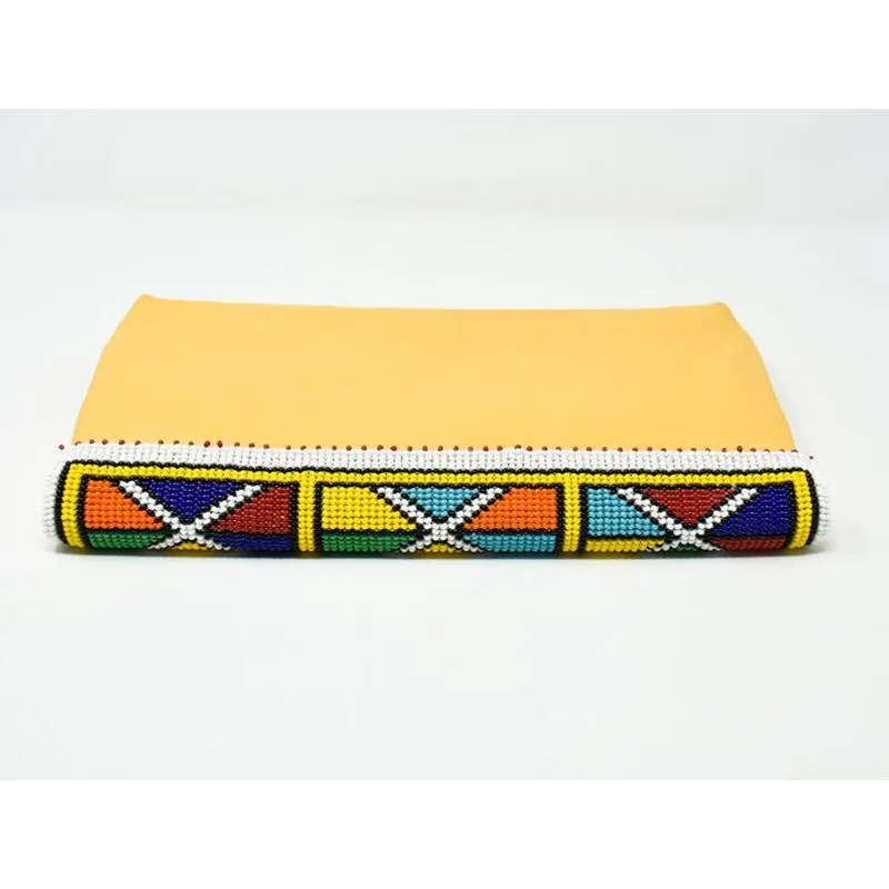 Karungi Beaded Leather Clutch 02