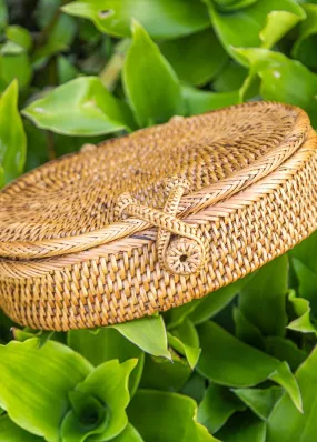 Libby Hand Woven Mini Clutch