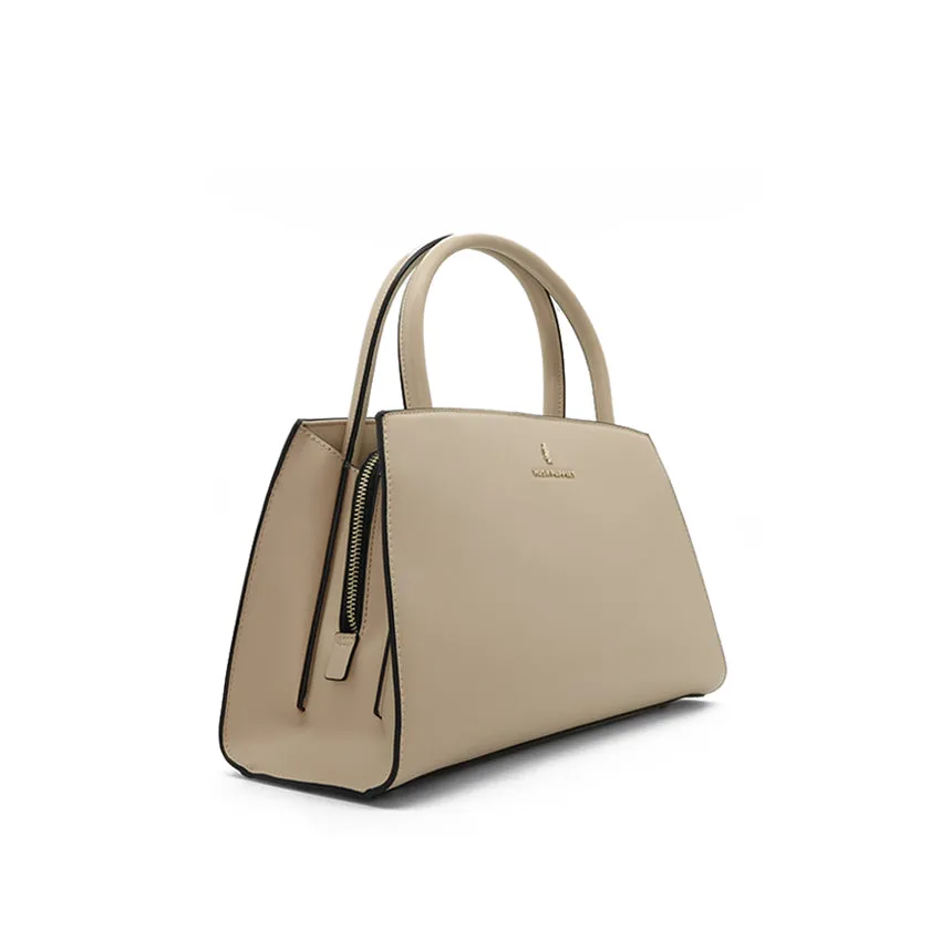 Lorinska Top Handle (L) Women's Bag - Beige