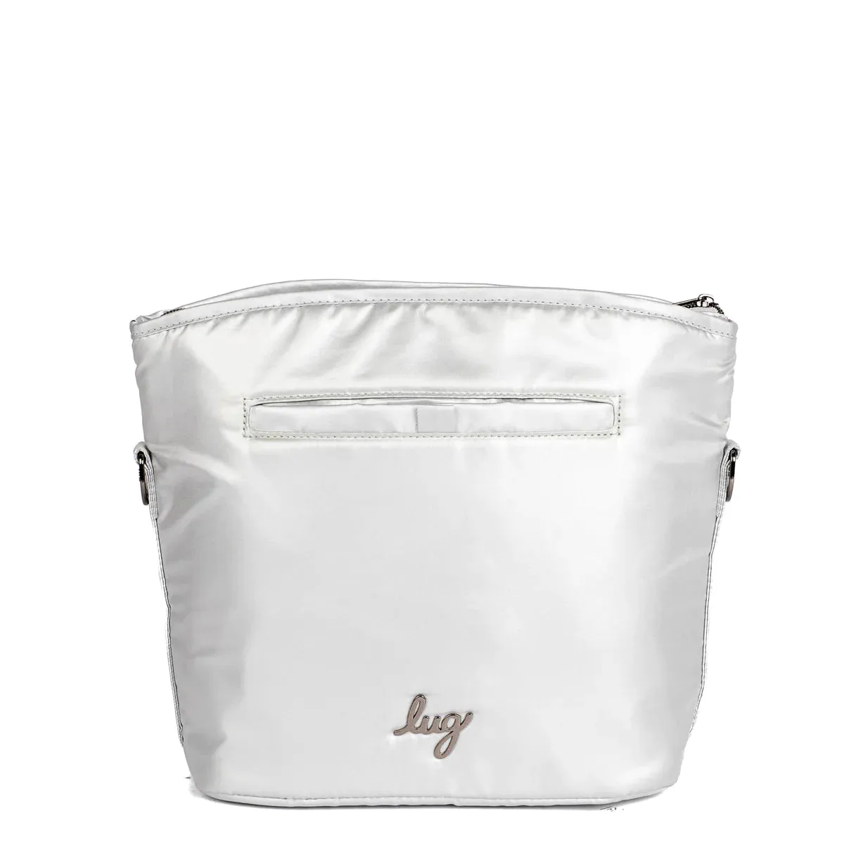 LUG Adagio Shoulder Bag in Metallic Silver