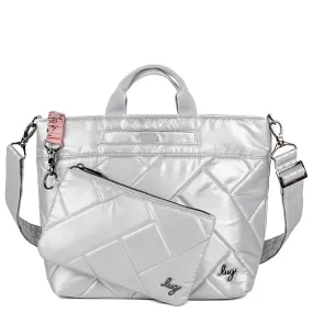 LUG Tenor 2pc Crossbody Bag in Metallic Silver