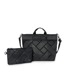 LUG Tenor 2pc Crossbody Bag in Midnight Black